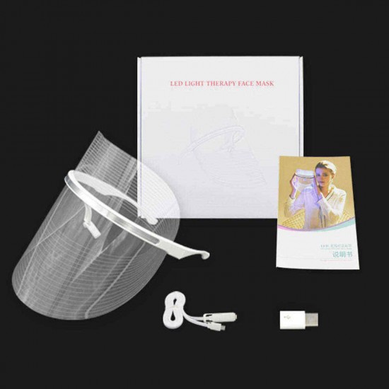 3 Colors LED Light Therapy Face Mask Anti Acne Anti Wrinkle Facial SPA Instrument Treatment Beauty Machine Face Skin Care Tools 3 Colors LED Light Therapy Face Mask Anti Acne Anti Wrinkle Facial SPA Instrument Treatment Beauty Machine Face Skin Care Tools