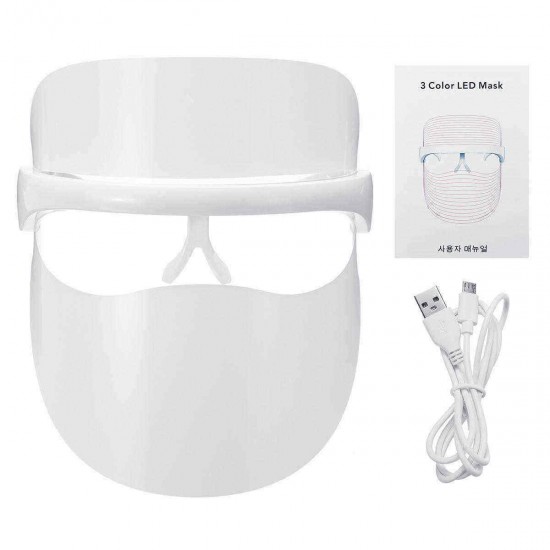 3 Colors LED Photon Facial Mask Device Skin Care Wrinkle Acne Remover Beauty Machine 3 Colors LED Photon Facial Mask Device Skin Care Wrinkle Acne Remover Beauty Machine