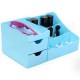 3 Colors Plastic Cosmetic Organizer Pull Out Storage Compartment Makeup Tool Nail Polish Case 3 Colors Plastic Cosmetic Organizer Pull Out Storage Compartment Makeup Tool Nail Polish Case