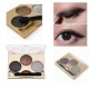 3 Colors Smokey Eye Shadow Palette Kit Glitter Shimmer Eyeshadow Gold Eyes Makeup Set 3 Colors Smokey Eye Shadow Palette Kit Glitter Shimmer Eyeshadow Gold Eyes Makeup Set