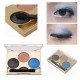 3 Colors Smokey Eye Shadow Palette Kit Glitter Shimmer Eyeshadow Gold Eyes Makeup Set 3 Colors Smokey Eye Shadow Palette Kit Glitter Shimmer Eyeshadow Gold Eyes Makeup Set