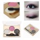 3 Colors Smokey Eye Shadow Palette Kit Glitter Shimmer Eyeshadow Gold Eyes Makeup Set 3 Colors Smokey Eye Shadow Palette Kit Glitter Shimmer Eyeshadow Gold Eyes Makeup Set