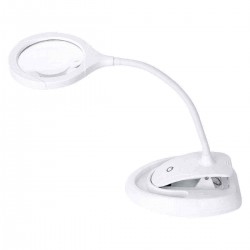 3 Gears Handheld Magnifier 5-10X Reading Magnifying Glass Lens Loupe with 15 LED Lights