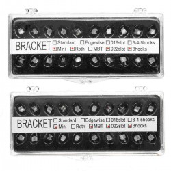 3 Hooks 0.022" Slot Mini Metal Bracket Teeth Dental Tools Orthodontic Straight Wire