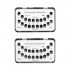 3 Hooks 0.22Inch Slot Orthodontic Mini Metal Bracket Orthodontic Straight Wire Hook