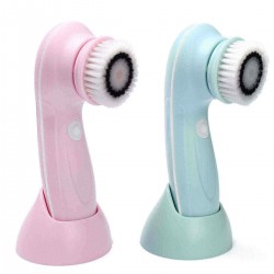 3 In1 USB Electric Cleaning Brush 360° Rotating Rechargeable Waterproof Face Cleaner Skin Care