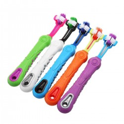 3 Sided Pet Dog Cat Health Cleaning Care Tool Toothbrush