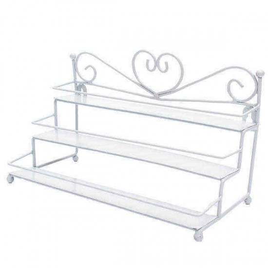 3 Tiers Alloy Nail Polish Display Organizer Rack Stand Cosmetic Makeup 3 Tiers Alloy Nail Polish Display Organizer Rack Stand Cosmetic Makeup