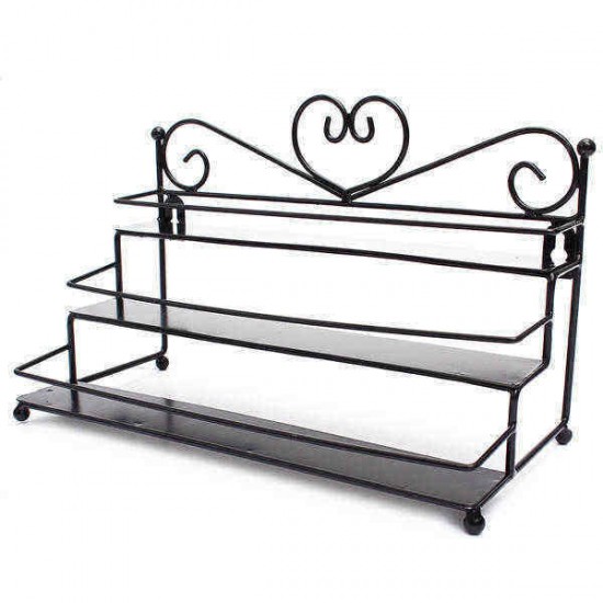 3 Tiers Alloy Nail Polish Display Organizer Rack Stand Cosmetic Makeup 3 Tiers Alloy Nail Polish Display Organizer Rack Stand Cosmetic Makeup