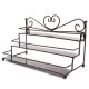 3 Tiers Alloy Nail Polish Display Organizer Rack Stand Cosmetic Makeup 3 Tiers Alloy Nail Polish Display Organizer Rack Stand Cosmetic Makeup