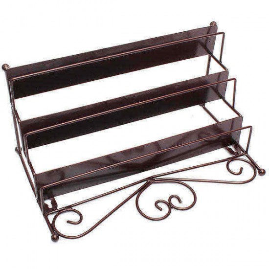 3 Tiers Alloy Nail Polish Display Organizer Rack Stand Cosmetic Makeup 3 Tiers Alloy Nail Polish Display Organizer Rack Stand Cosmetic Makeup