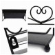 3 Tiers Alloy Nail Polish Display Organizer Rack Stand Cosmetic Makeup 3 Tiers Alloy Nail Polish Display Organizer Rack Stand Cosmetic Makeup
