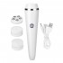 3 in 1 Waterproof Electric Facial Cleansing Brush Set USB Rechargable for Face Body Exfoliating Deep Scrubing with Massage Rolling Ball