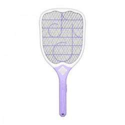 3000V 220V/50Hz USB Rechargeable Electric Mosquito Flying Swatter LED Electric Fly Killer