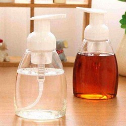 300ml Foaming Bottle Fine Shampoo Lotion Refillable Bottles Foam Pump Soap Dispenser