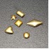 300pcs 3D Metal Alloy Heart Star Nail Art Design Decorations