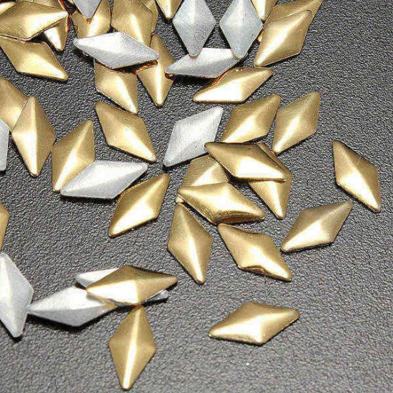 300pcs 3D Metal Alloy Heart Star Nail Art Design Decorations