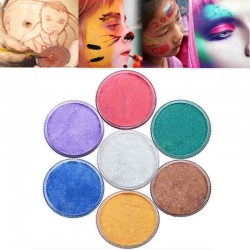 30g Gold Silver Face Body Paint Metallic Color Drawing Pigment Face Makeup Cream Halloween Party