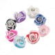 30pcs 3D Ceramic Rhinestone Rose Flower Nail Art Decorations