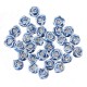 30pcs 3D Ceramic Rhinestone Rose Flower Nail Art Decorations