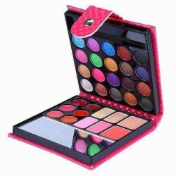 32 Colors Eyeshadow Shimmer Matte Palette Mirror Brush Makeup Case Eye Cosmetic Set
