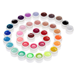 36 Pure Colors 5ml UV Gel Builder Nail Art DIY Decoration Manicure