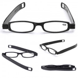 360 Degree Folding Reading Glasses Portable Modern Ultra Slim Eyewear For Men Women