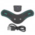 3.7V Portable Electric Massager Pulse Unit Muscle Pain Relief Therapy Stimulator