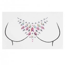3D Acrylic Breast Decoration Rhinestone Sticker Body Stage Masquerade Show Makeup Decorations