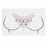 3D Acrylic Breast Decoration Rhinestone Sticker Body Stage Masquerade Show Makeup Decorations