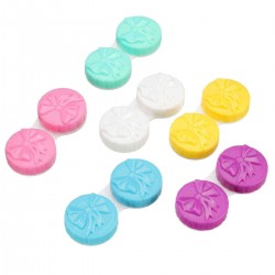 3D Bow Pattern Lovely Traveling Contact Lens Case Eye Care Box