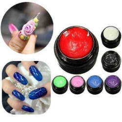 3D Creative Sculpture Drawing Nail Art Design UV Gel