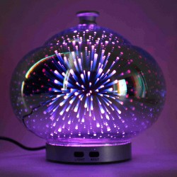 3D Effect LED Aromatherapy Essential Oil Diffuser Humidifier Ultrasonic