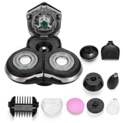 3D Floating Shaver Head Replacement Nose Hair Trimmer Facial Cleanser Foot Grinding Machine