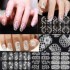 3D Flower Lace DIY Decoration Nail Art Foils Stickers Tips Wraps Decal
