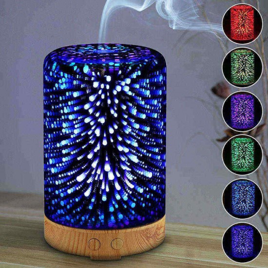 3D Glass Light Essential Oil Aroma Diffuser Ultrasonic Humidifier Aromatherapy 3D Glass Light Essential Oil Aroma Diffuser Ultrasonic Humidifier Aromatherapy