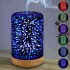 3D Glass Light Essential Oil Aroma Diffuser Ultrasonic Humidifier Aromatherapy