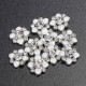 3D Glitter Fox Square Skull Rhinestone Metal Nail Art Stickers