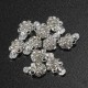 3D Glitter Fox Square Skull Rhinestone Metal Nail Art Stickers