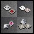 3D Glitter Pearl & Crystal Rhinestone Diamond-Shaped Nail Art Stickers
