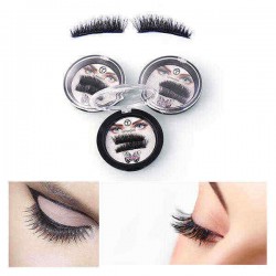 3D Magnetic Eyelashes Reusable Thicker Magnet Longer False Eyelashes Makeup