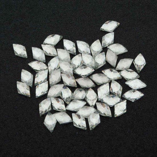3D Nail Art Rhombus Rhinestone Design Nail Sticker Decoration 3D Nail Art Rhombus Rhinestone Design Nail Sticker Decoration
