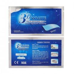 3D White Gel Teeth 28 Strips 14 Pouches Whitening Kit Home Bleaching Whitestrips