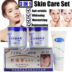 3IN1 Night & Day Cream Set Whitening Freckle Removal Anti-Wrinkle Moisturizer Cream