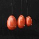 3Pcs Drilled Natural Smokey Quartz Crystal Yoni Egg With Storage Pouch Cords Manual Massager 3Pcs Drilled Natural Smokey Quartz Crystal Yoni Egg With Storage Pouch Cords Manual Massager