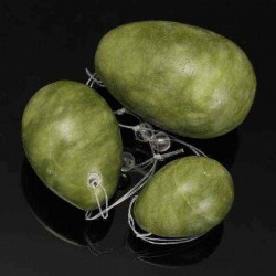 3Pcs Green Body Massage Stone Vaginal Muscle Tightening Kegel Exercise Egg