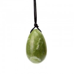 3Pcs Set Massage Tools Drilled Natural Green Jade Eggs Yoni Pelvic Muscle Kegel Exercise Ball