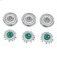 3Pcs Shaver Blade Replacement Shaving Heads for Philips Norelco