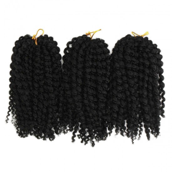 3Pcs/pack Mali Bob 8" Soft Curl Curly Twist Crochet Braiding Hair Synthetic Braid 3Pcs/pack Mali Bob 8" Soft Curl Curly Twist Crochet Braiding Hair Synthetic Braid