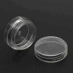3ml Empty Transparent Cosmetic Jar Pot Ornament Cream Container